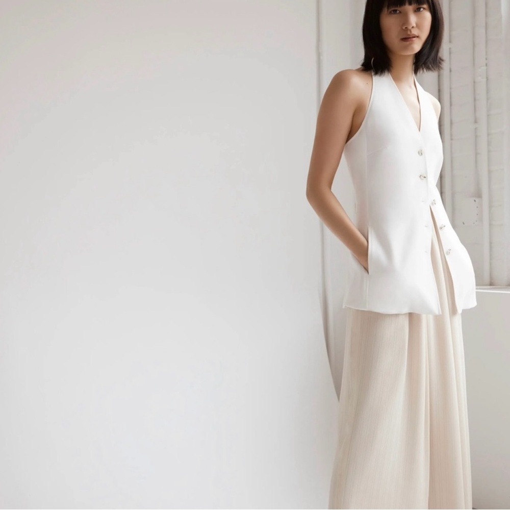 Adeam V-neck top